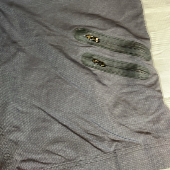 Lululemon Men's Bowline Trunks Shorts Grey Pinstriped Size 34 - Picture 6 of 12